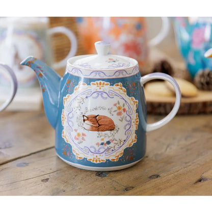 London Pottery 1 L  teapot ceramics matcha set fox tea pot tetra tea infuser kettle tea maker for girlfriend home with strainer
