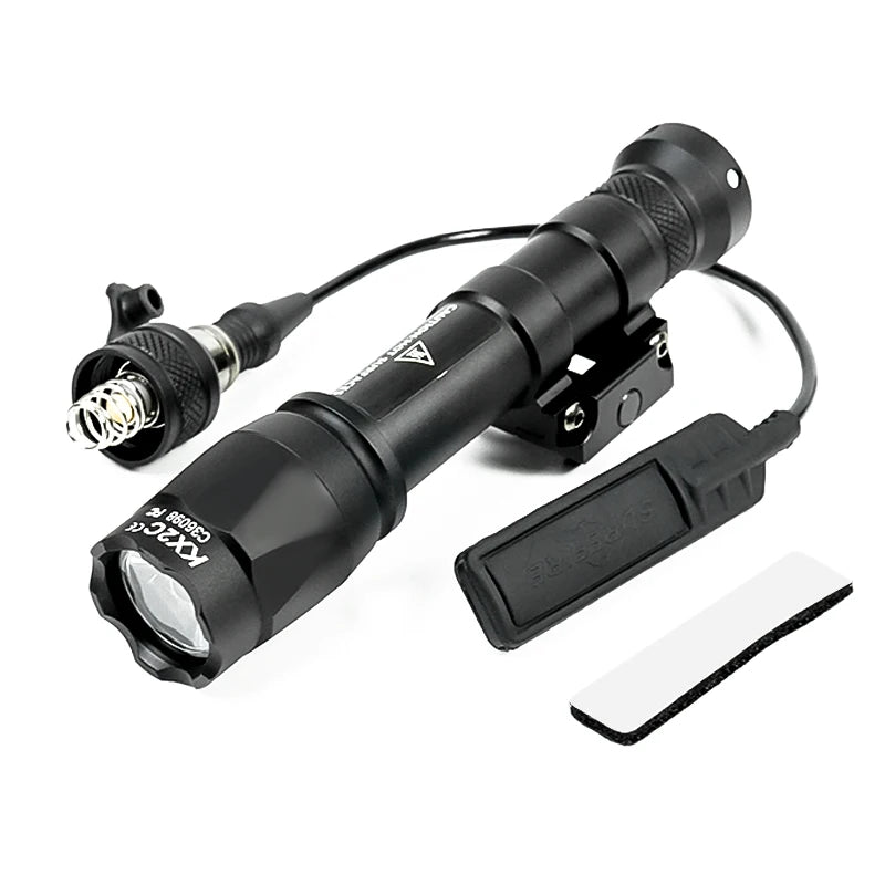 Airsoft Tactical SF M300C M600C Flashlight White LED Light AR15 Rifle Hunting M300 M600 Metal Scout Light Fit 20mm Rail