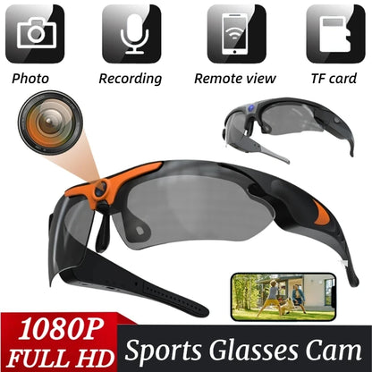 4K HD Smart Glasses Camera Mini Eyewear Camcorder for Outdoor Cycling Driving Video Recordings