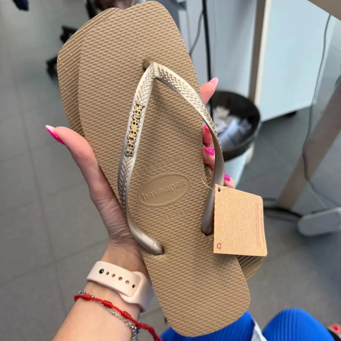 2025 Summer New Women's Square Toe Rubber Flip Flops Luxury Casual Outdoor Beach Sandals Size 35-42 Women's Shoes