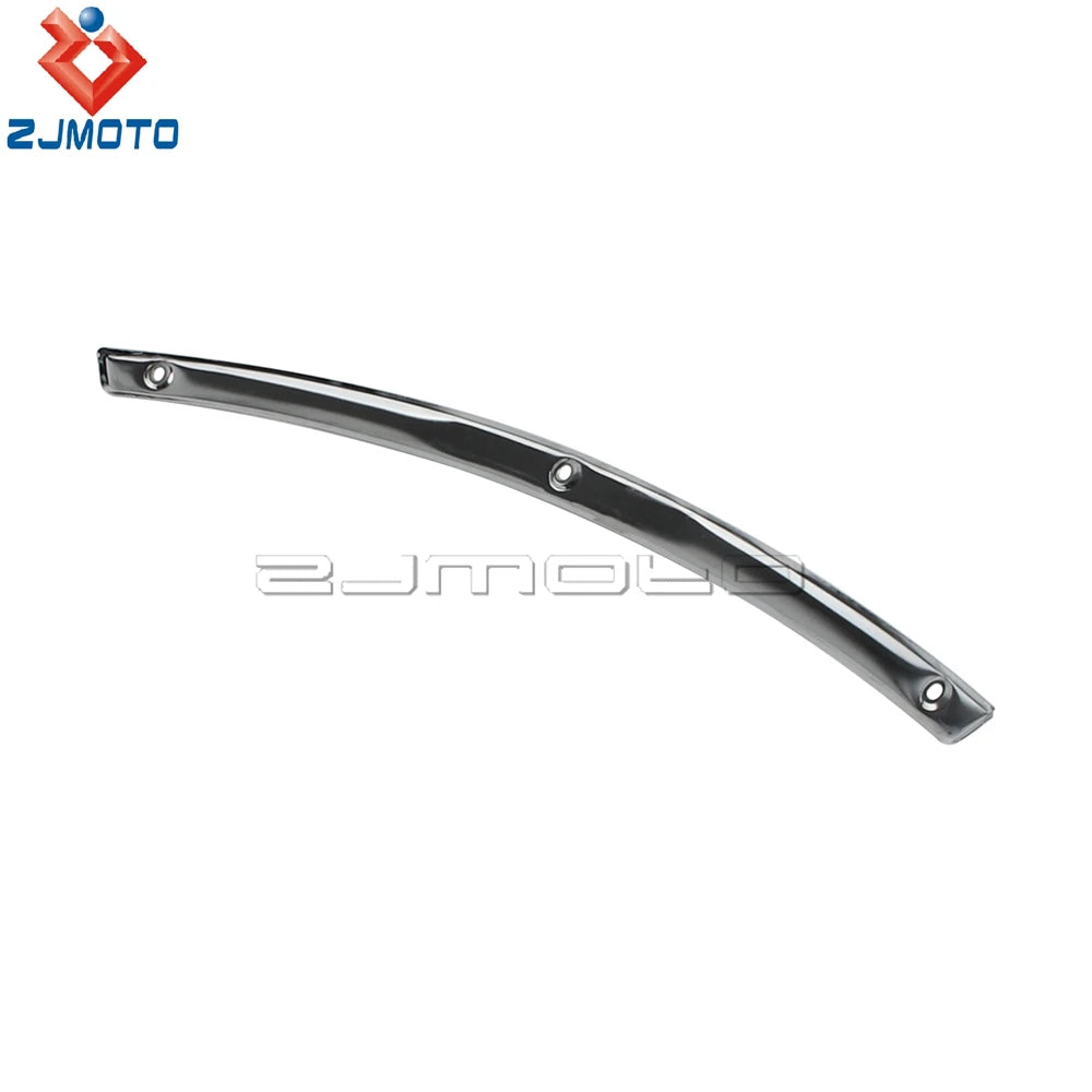 Steel Motorcycle Front Windshield Trim W/ Rubber Gasket For Harley Electra Street Tri Glide Touring Windscreen Strips 1996-2013