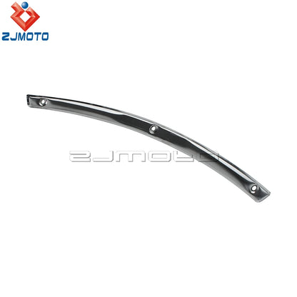 Steel Motorcycle Front Windshield Trim W/ Rubber Gasket For Harley Electra Street Tri Glide Touring Windscreen Strips 1996-2013