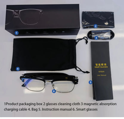 E13 Waterproof Cycling Glasses,Bluetooth Smart Glasses,Audio Call,Music,Bluetooth Headset,Sunglasses, Anti-blue Light Glasses