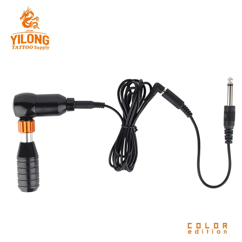 YILONG Professional L-shaped Tattoo Gun Adjustable Rotary Pen Motor Hybrid Tattoo Machine With RCA Tattoo Tools