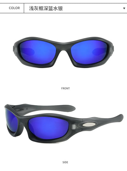 Retro Oval Round Frame Sunglasses 2026 New Outdoor Cycling Driving Sun Glasses Vintage Style UV400 Protection Unisex