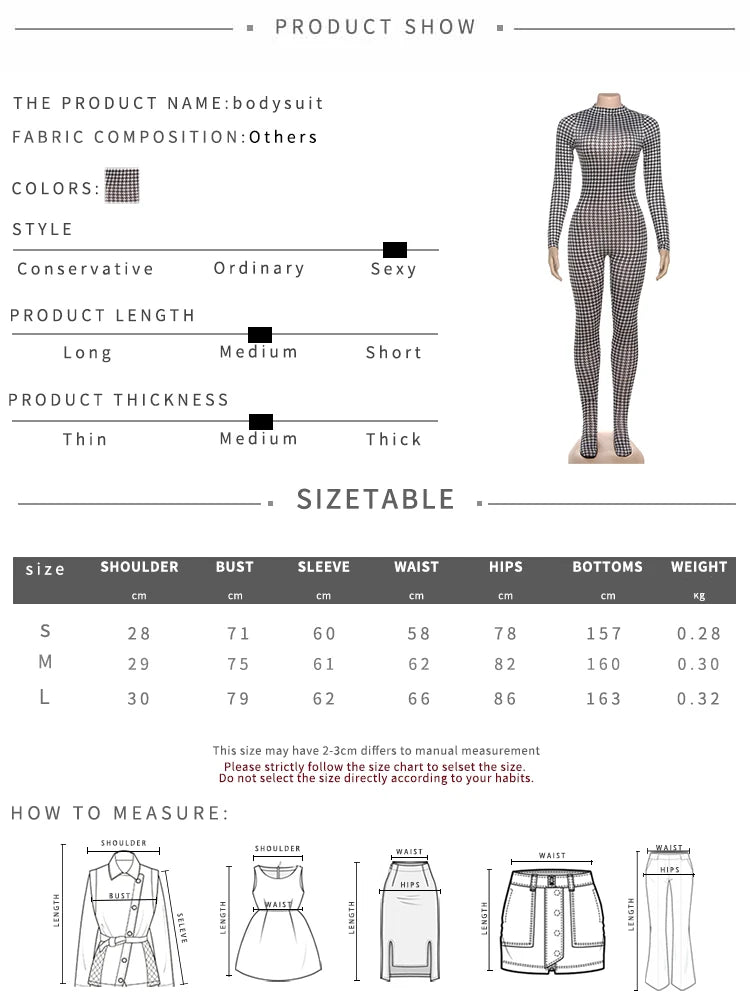 Weird Puss Sexy Snake Print Foot Jumpsuit Women Zip Spring Trend O-Neck Full Sleeve Stretch Street Clubwear Workout Overalls