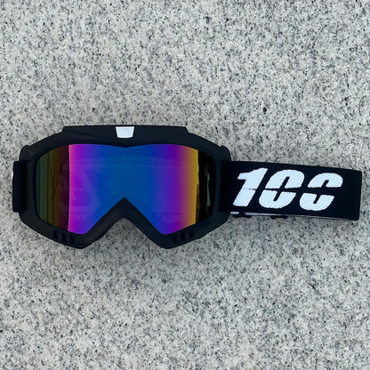 100 Motorcycle Goggles For Men Motocross Sunglasses Safety Protective MX ATV Ski Helmet Goggles vintage Driving Glasses