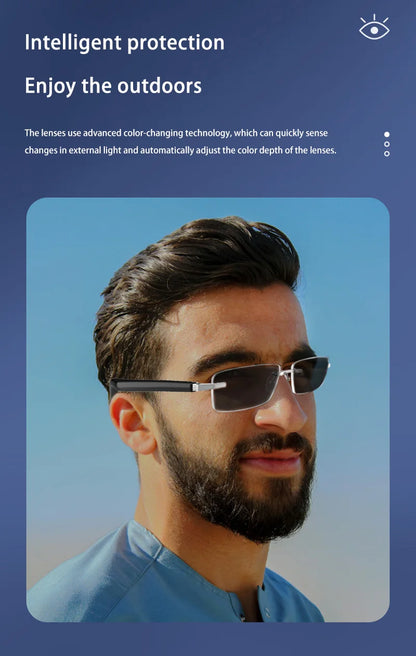 Smart Bluetooth Glasses Wireless Headphones Polarized Glasses Super Long Standby Call Audio Voice Assistant Smart Glasses
