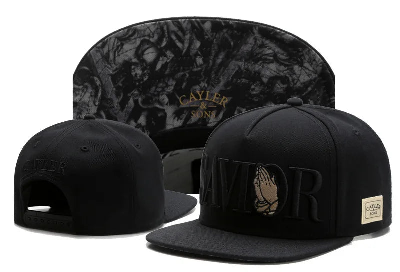 Classic Snapback Hat Cap Hip Hop Style Flat Bill Blank Adjustable Size