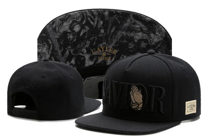Classic Snapback Hat Cap Hip Hop Style Flat Bill Blank Adjustable Size