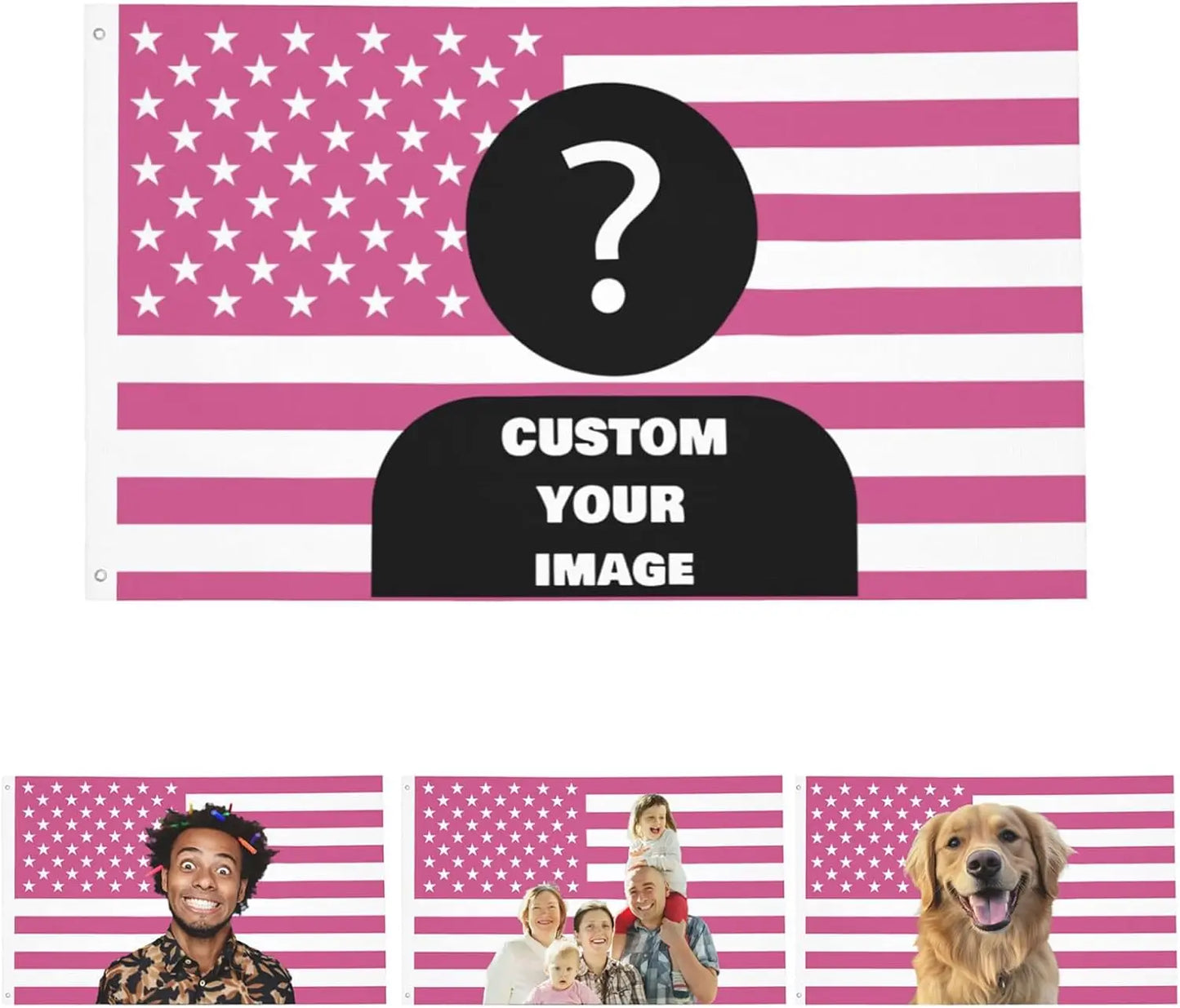 Custom Pride Flag 3X5 Ft Personalized Flags Design Your Image Funny Tapestry Poster For Decorate Clubs