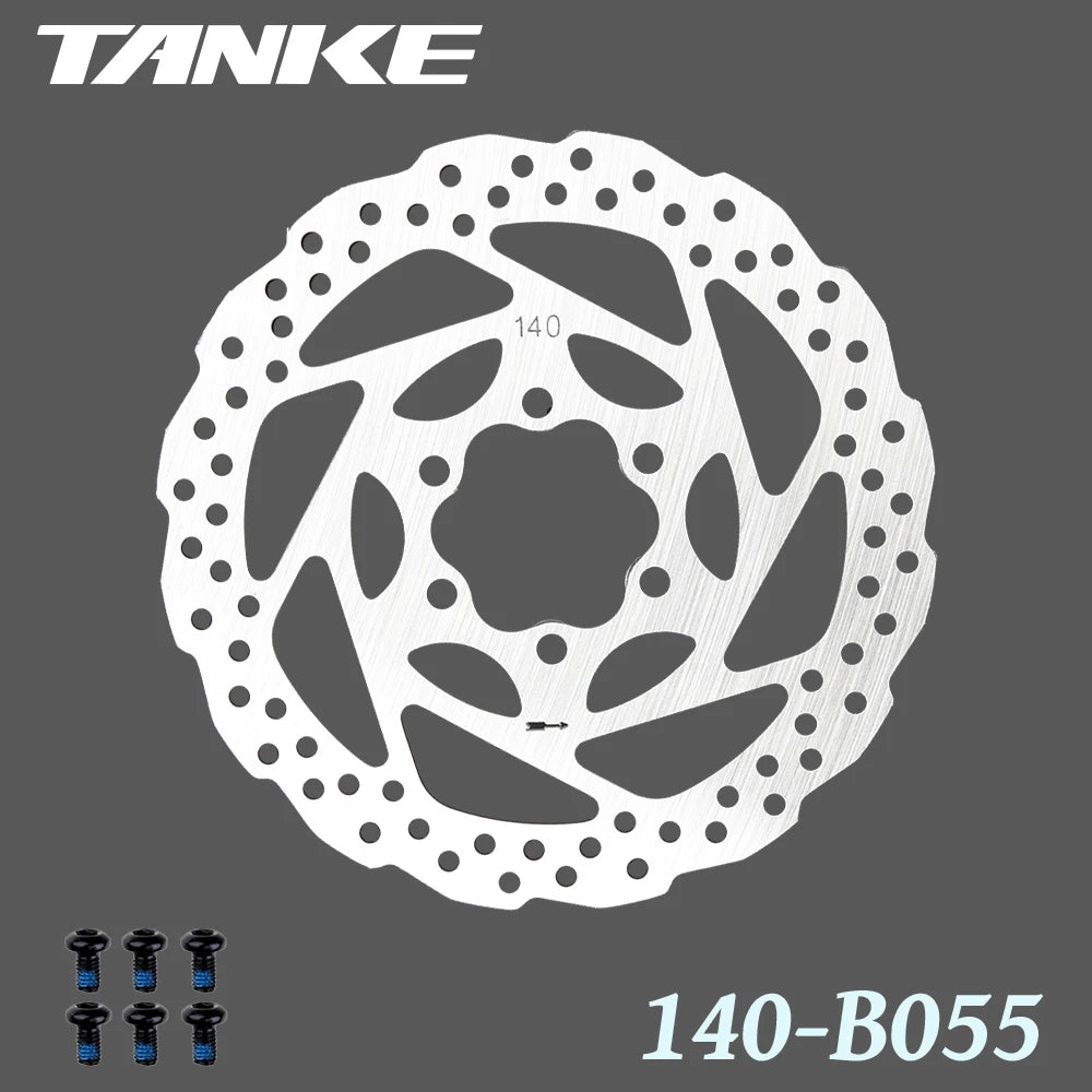 TANKE Bike Disc Brake 140 160 180 203 Rotors With Bolts Hydraulic Brake Road Mountain Bicycle MTB Oil Slick Rotor Bicycle Parts