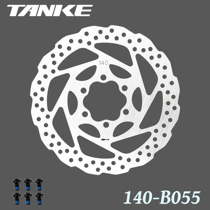 TANKE Bike Disc Brake 140 160 180 203 Rotors With Bolts Hydraulic Brake Road Mountain Bicycle MTB Oil Slick Rotor Bicycle Parts