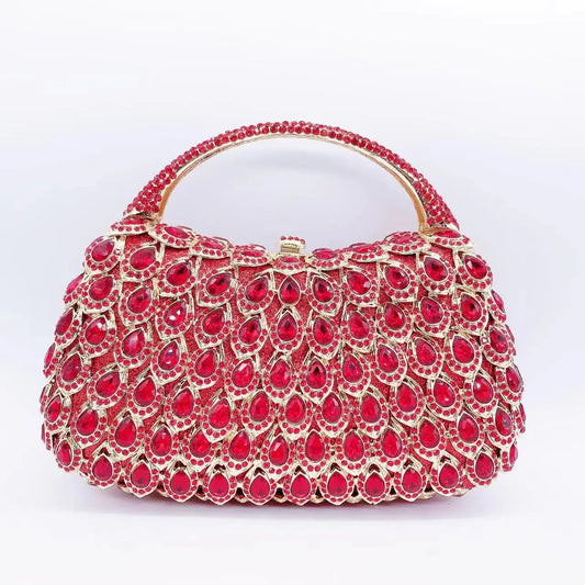 Diamond Dinner Hollow Rhinestone Banquet Clutch Bag Handtassen Dames Bolsos De Fiesta Para Mujer Boda Women's Rhinestone Handbag