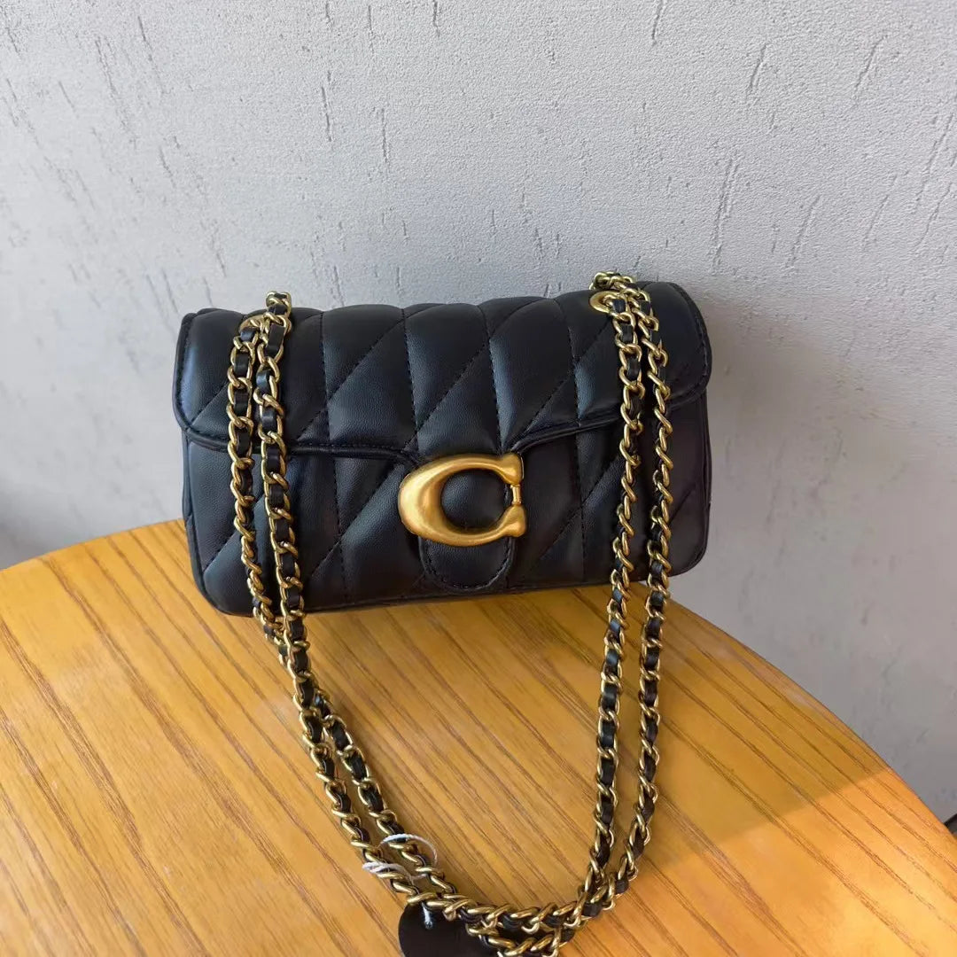 High end women's crossbody bag, high-quality leather wallet, retro design, adjustable and detachable shoulder strap, C bag