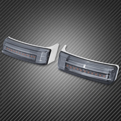 2xMotorcycle LED SaddleBag Turn Lamp Light Run Brake Light For Harley Touring Street Glide Road King FLHR Limited CVO 2014-2022