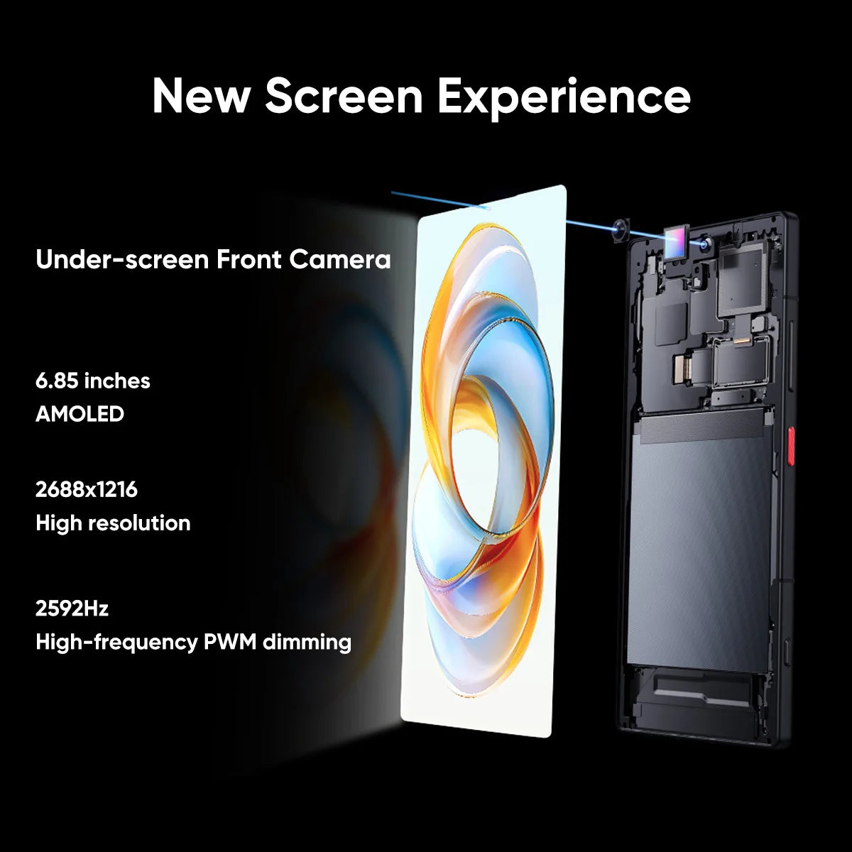 Nubia Z70 Ultra 5G Smartphone Snapdragon 8 Elite Processor 6.85' 144Hz AMOLED Display NFC  Global Version 16GB 512GB
