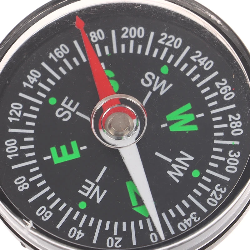 35/40MM Handheld Compass ABS Camping Pocket Compass Portable  Climbing Riding Children Gift Outdoor Survival Gear B.H