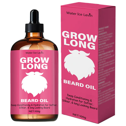 Beard Conditioning Oil 100g, with Keratin & Caffeine, Softens and Styles Beard, Daily Hydration for a Fuller Look, Fast Shipping