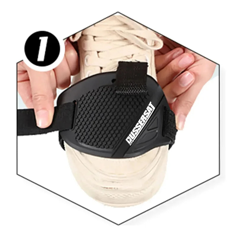 Motorcycle Boot Protection Pad Rubber Boot Protection Cover Adjustable Protection Anti-slip Pad Motorcycle Shoe Protection