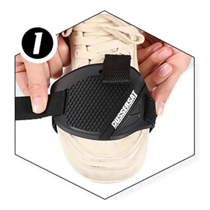 Motorcycle Boot Protection Pad Rubber Boot Protection Cover Adjustable Protection Anti-slip Pad Motorcycle Shoe Protection