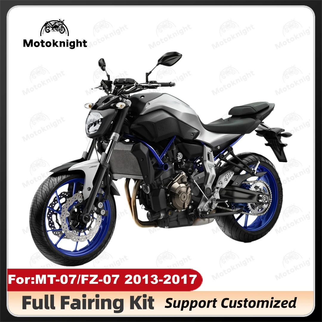Motorcycle Injection Full Fairing Kit Fit For 2012 - 2017 Yamaha MT-07 MT 07 2013 2014 2015 2016 fairings kits