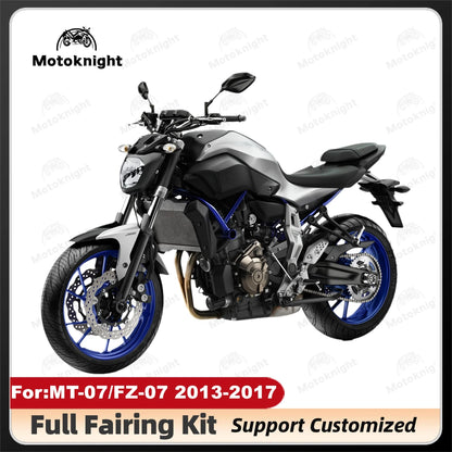 Motorcycle Injection Full Fairing Kit Fit For 2012 - 2017 Yamaha MT-07 MT 07 2013 2014 2015 2016 fairings kits