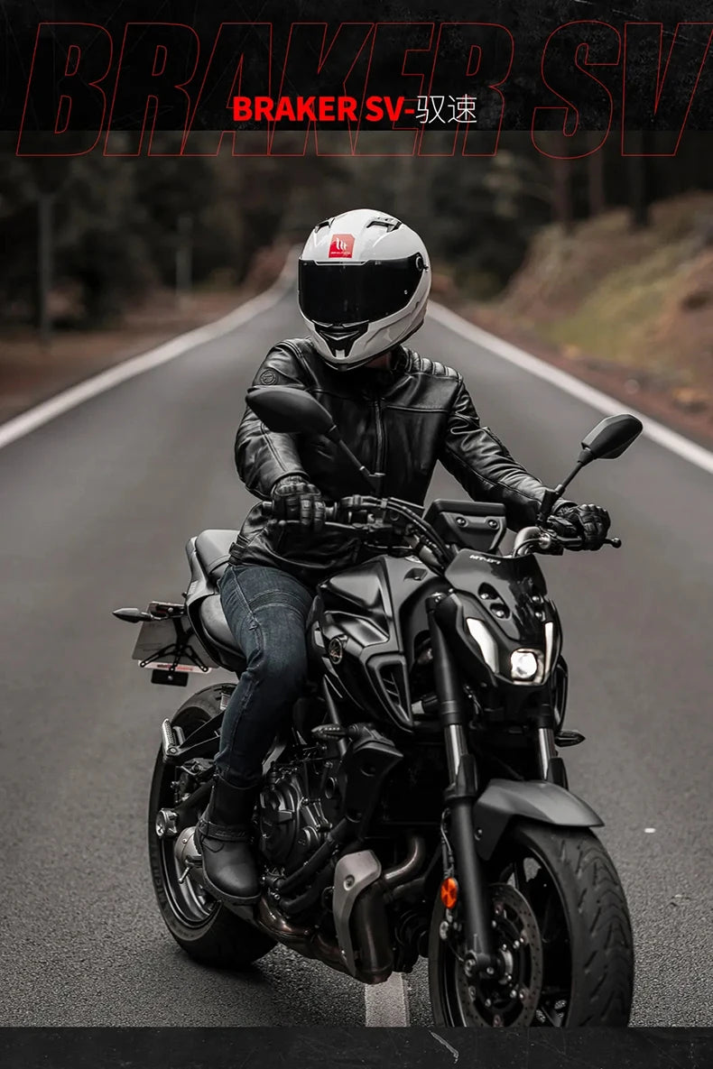 New MT Braker SV Motorcycle Helmet ECE DOT Certification Full face Double lens Racing off-road Helmet Capacetes Cascos Para Moto