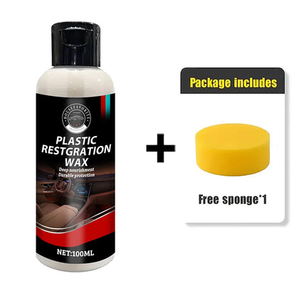 Car Plastic Restorer Back To Black Gloss Plastic Renovator Longlasting Coating Leather Restore Auto Polish Cleaning Products