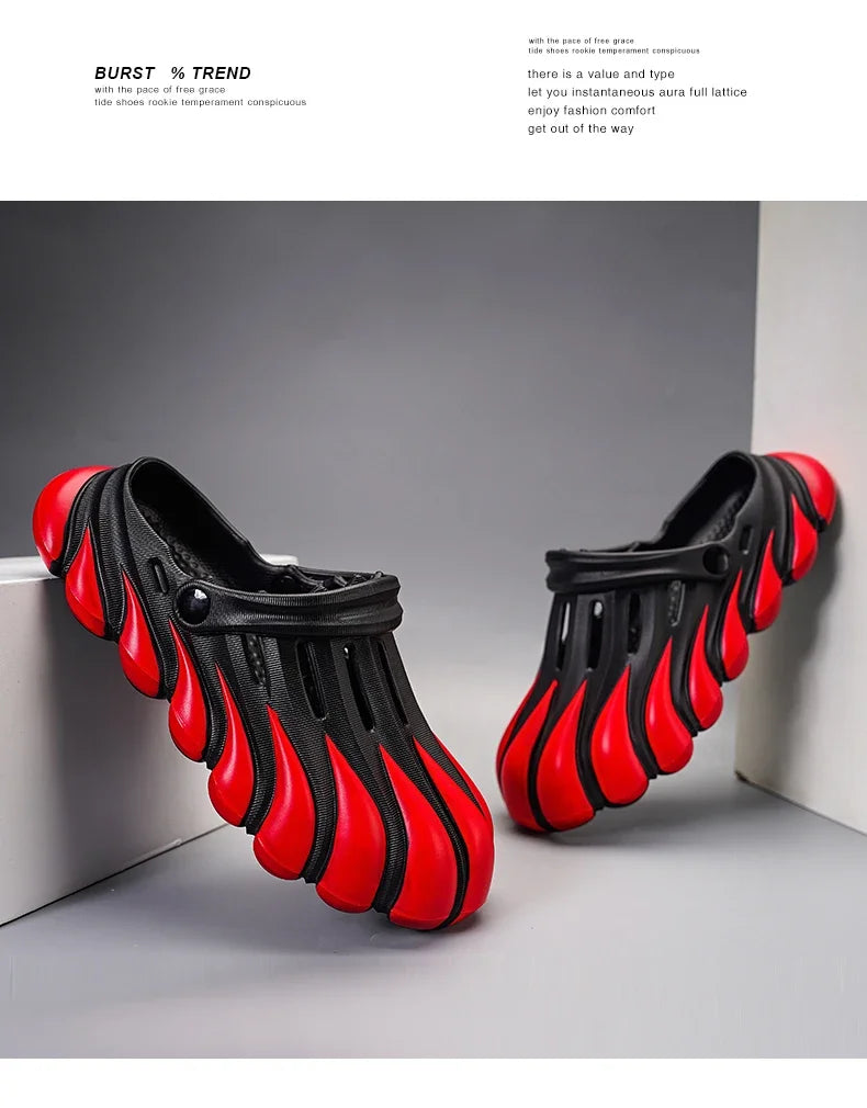 High Quality Summer Men Sandals Slippers Outdoor Beach Comfortable Soft Clogs Mens Beach Sandals Mens Casual Shoes Garden Shoes