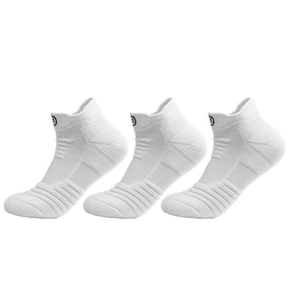 3/6 Pairs Sports Socks For Man High Quality Comfortable Breathable Basketball Short Socks Casual Fashion Low-cut Ankle Socks