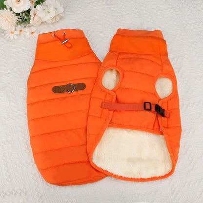 Warm Dog Clothes Thick Cotton Pet Clothing Soft Fur Padded Winter Dog Coat Jacket Clothes For Small Medium Dogs Cats Chihuahua