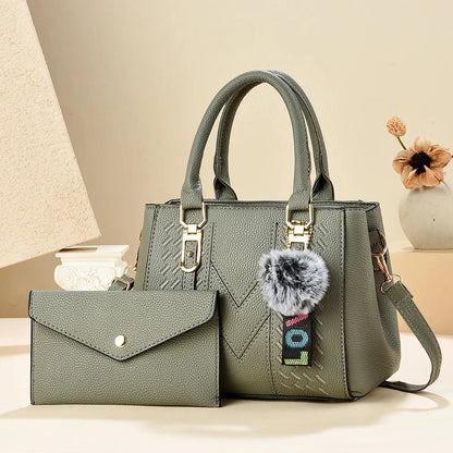 Fashionable Embroidered Large Capacity Women's Handbag Hot Sale Of The Season New Korean Style Handbag Shoulder Bag Tassel Penda