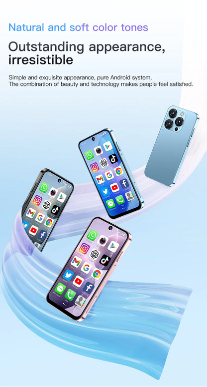 SOYES XS19 3.88" Mini Smartphone 2GB RAM 16GB ROM Android10.0 Face Recognition Unlock 3G Small Mobile Phone