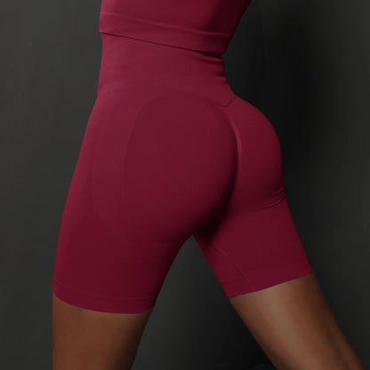 Seamless Shorts for Women Yoga Shorts Push Up Booty Workout Gym Shorts Fitness High Waist Sports Short Women Clothing