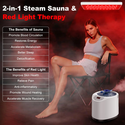 For Salle De Sauna Spa Tubs &  Rooms Indoor Outdoor Infrared Portable Tent Sauna Heater Kit with Control Panel