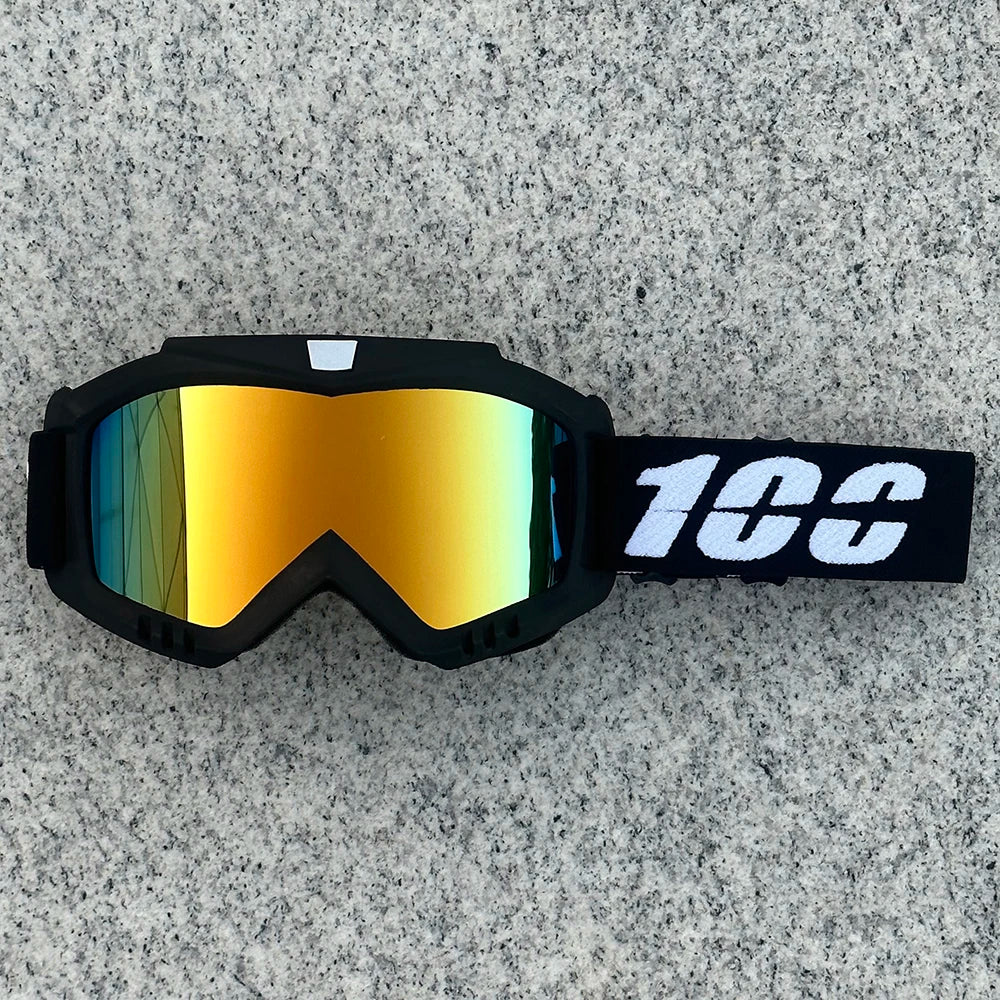 100 Motorcycle Goggles For Men Motocross Sunglasses Safety Protective MX ATV Ski Helmet Goggles vintage Driving Glasses