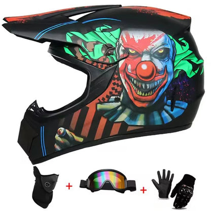 Youth Motorcycle Helmet Children Off Road Capacete Dirt Bike Downhill ATV DH Go-kart Cross DOT Approval Mountain Bike For Kids