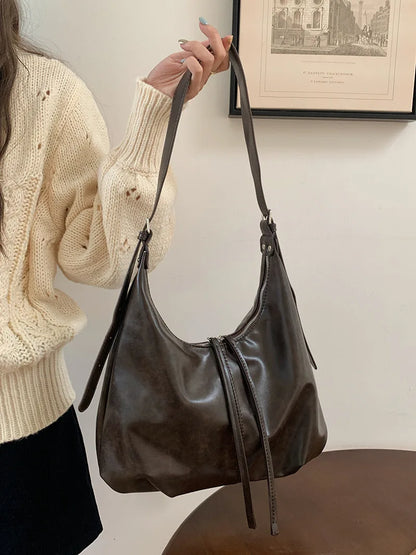 2025 New Retro Underarm Bag Fashion Leisure Large Capacity Shoulder Bag Women's Daily Commuter Bag Crossbody Bag Women's Bag
