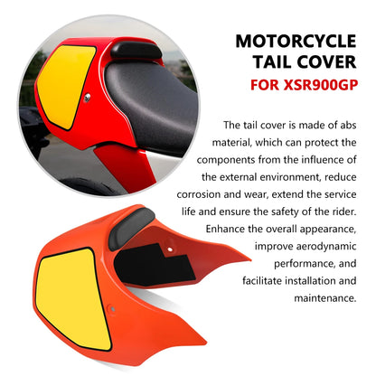 For XSR900GP 2025 XSR900 GP 2024 2025 Motorcycle Hump Spoiler Passenger Pillion Rear Seat Cover Fairing Seat Cowl