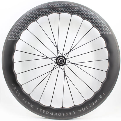 Newest 700C Road Bike UD Full Carbon Fibre wheelset Carbon Bicycle Wheelset clincher tubeless rims 65mm wave 25mm width V brake
