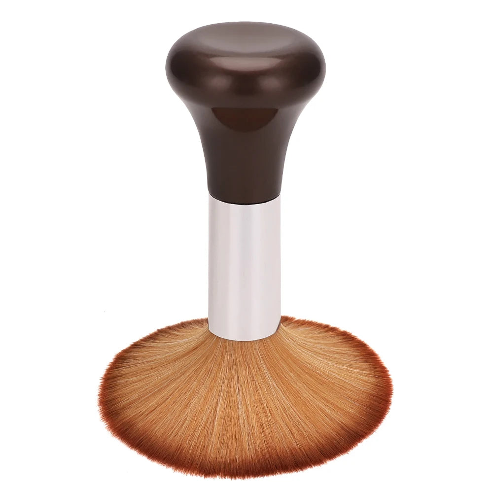 Professional Barber Duster Neck Face Brushes Hair Clean Soft Black Hairbrush Salon Cutting Hairdressing Styling Make Tools