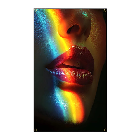 LGBTQ Rainbow GAY Bisexual Pride Flags Polyester Digital Printing Banner for Bedroom Wall Art Out Door Tapestry Decoration