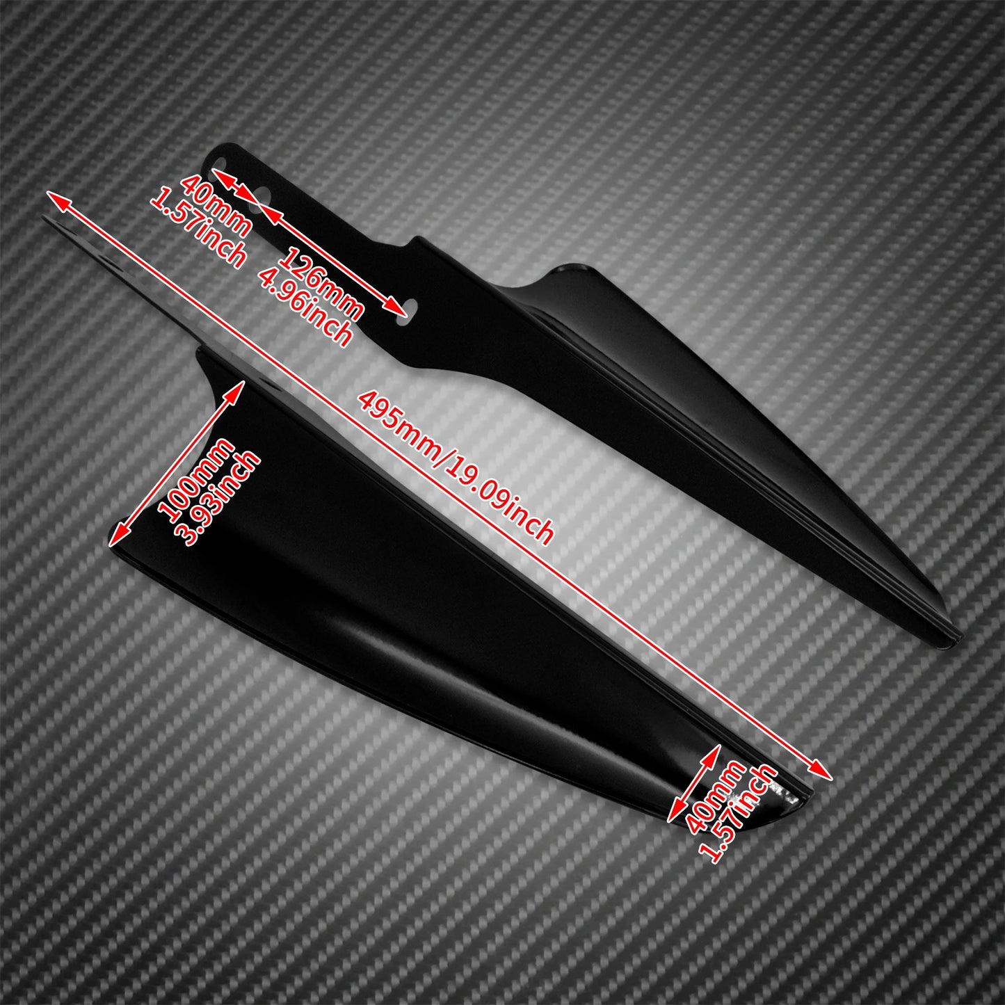 Motorcycle Front Fork Windscreen Deflectors Wind Mount Fairing For Harley Touring Electra Glide FLTX FLHXS Road King FLHR 95-22