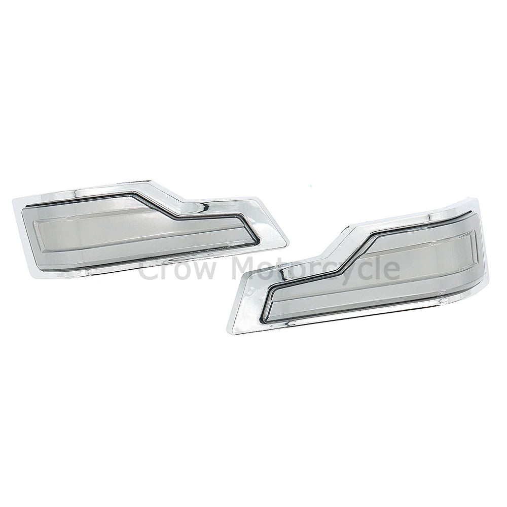 For Harley Touring Road Electra Glide Ultra Classic FLHTCU 2014+UP 2022 Motorcycle LED Tracer Tour-Pak Lights Chrome Rear Lights