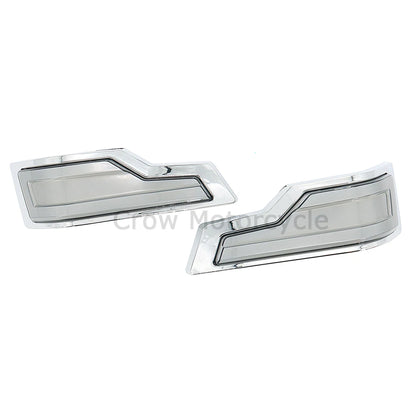 For Harley Touring Road Electra Glide Ultra Classic FLHTCU 2014+UP 2022 Motorcycle LED Tracer Tour-Pak Lights Chrome Rear Lights