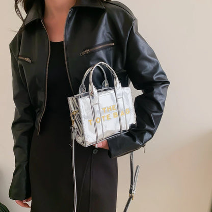 The Tote Bags For Women Crossbody Female Handbag New Solid Words Lette Leisure Large Bag Luxury Fashion Bag designer Bag for PU