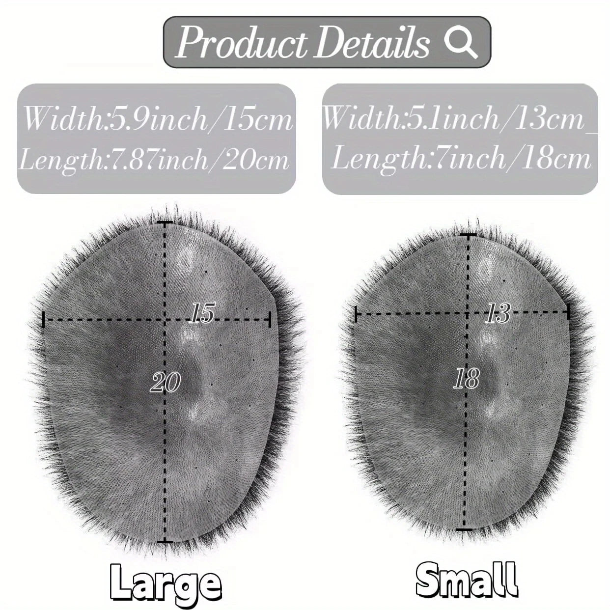 Short Buzz Cut Hair Piece for Man 100% Human Hair Hair Toupee Breathable and Invisible PU Base Biomimetic Scalp Hair Replacement