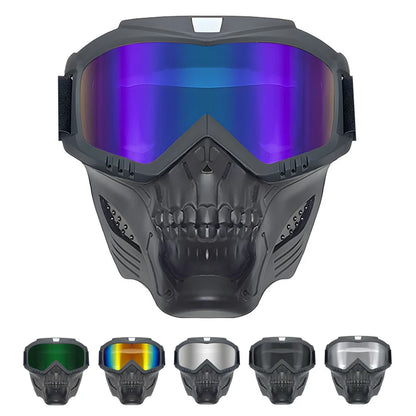 Windproof Motorcycle Goggles Mask Explosion Proof Dirt Bike Motocross CS War Game Paintball Hunting Tactical Mask