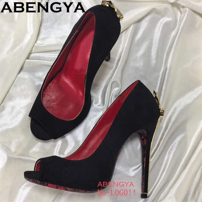 2025 Super High Heels Leather Sandals Women Open Toe High Heel Party Shoes Summer Ankle Strap Women's Gladiator Sandalias Mujer